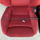 JDM EP3 Civic Type R Front Red Recaro Seats  